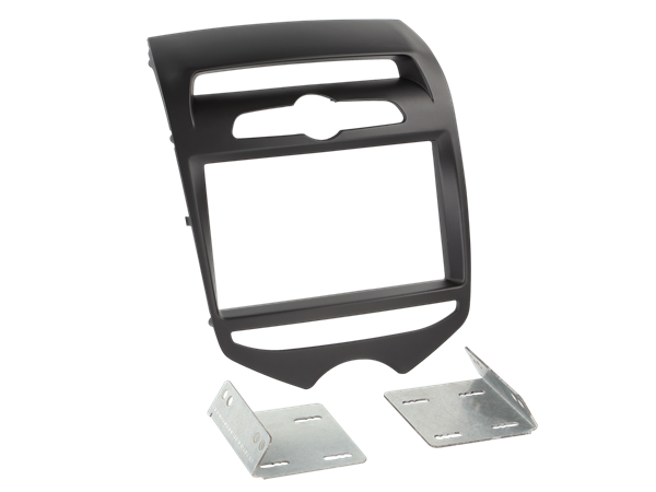 DOBBEL DIN RAMME HYUNDAI IX20 2010> til MANUEL KLIMA MAT SORT