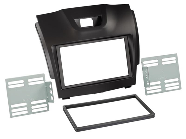 DOBBELT DIN RADIORAMME CHEVROLET, ISUZU D-MAX 2012> SORT