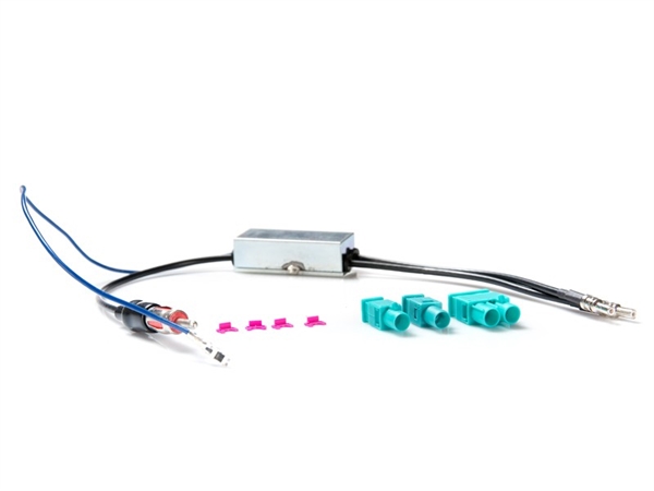 STANDART DOBBEL(2) FAKRA (HAN) TIL DIN (HAN) KIT 12V PHANTOM ADAPTER