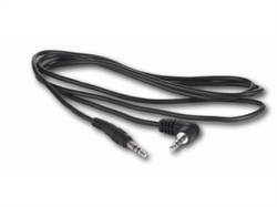 3,5mm stereo jack 1m 1 x vinkelstik