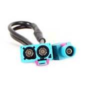 ANTENNENADAPTER RNS FAKRA HAN TIL DOBBELT FAKRA HUN