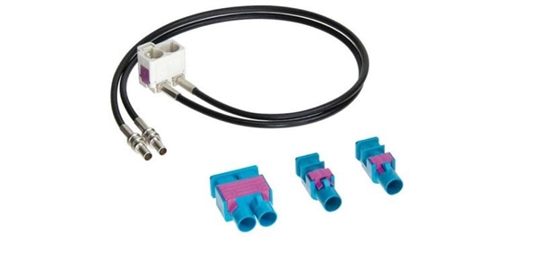 OEM KIT FAKRA B HUN TIL 2x SINGLE ELLER DOBBELT FAKRA HAN