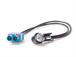 ANTENNE ADAPTOR DOBBELT FAKRA HAN - ISO HAN