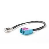 ANTENNE ADAPTOR DOBBELT FAKRA HUN - ISO HUN