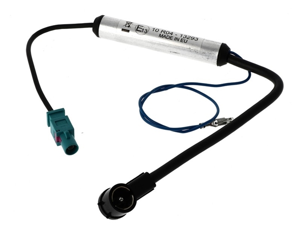 PRO FAKRA TIL ISO 12V PHANTOM ANTENNE ADAPTOR