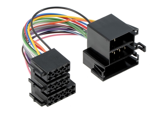 ISO TIL ISO 20 PIN > 10 PIN (OPEL GAMMEL RADIO TIL NY BIL)