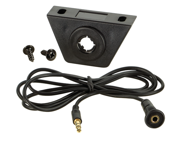 UNIVERSAL 3,5MM JACK/AUX FORLÆNGER MED HOLDER