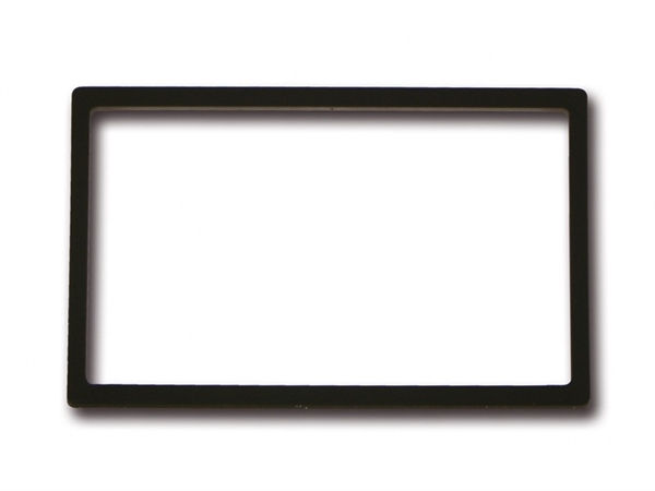 UNI 2 DIN PYNTERAMME SORT 118x188,5MM