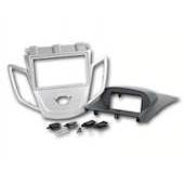 RADIORAMME FORD FIESTA 2008>,SØLV + GRÅ DISPLAY COVER