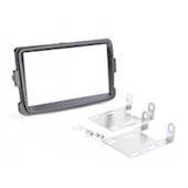 DOBBELT DIN RAMME DACIA. SORT