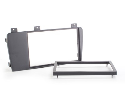 2 DIN RAMME M/PYNTERAMME VOLVO S60,V70, XC70 04> ANTRAZIT