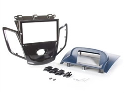 RADIORAMME FORD FIESTA 2008>,PIANO SORT + BLÅ DISPLAY COVER