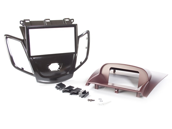 RADIORAMME FORD FIESTA 2008>,PIANO SORT + RØD DISPLAY COVER