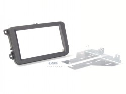 DOBBEL DIN RAMME VW/SKODA SOFT TOUCH SORT