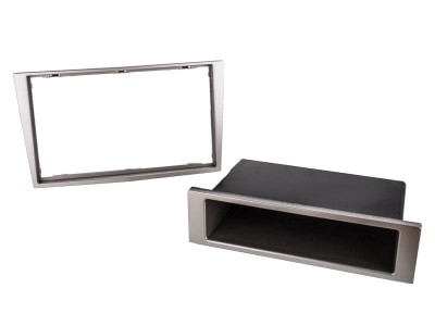 DOBBELT DIN RAMME M/LØS INDFARVET SKUFFE OPEL 2004 > SATIN STONE