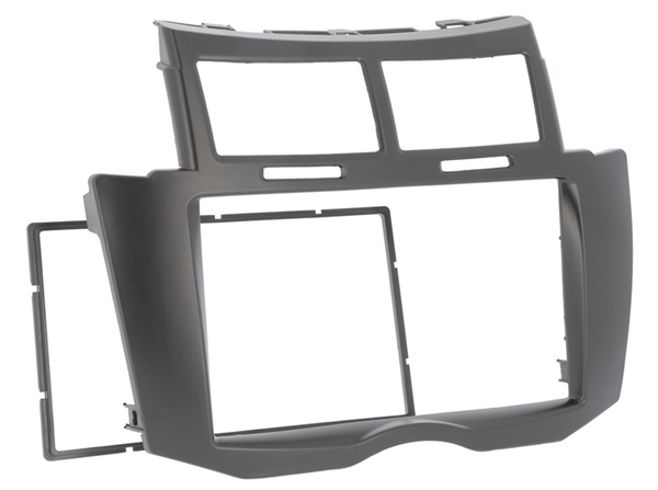 DOBBEL DIN RAMME TOYOTA YARIS 2007> SORT