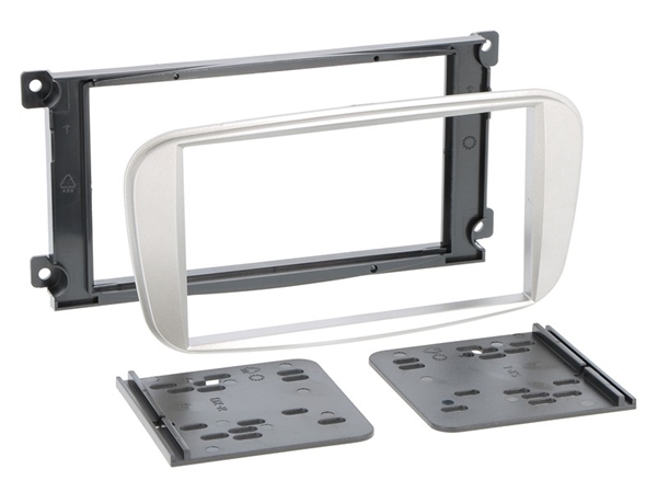 DOBBEL DIN RAMME FORD DIVERSE MODELLER, SØLV