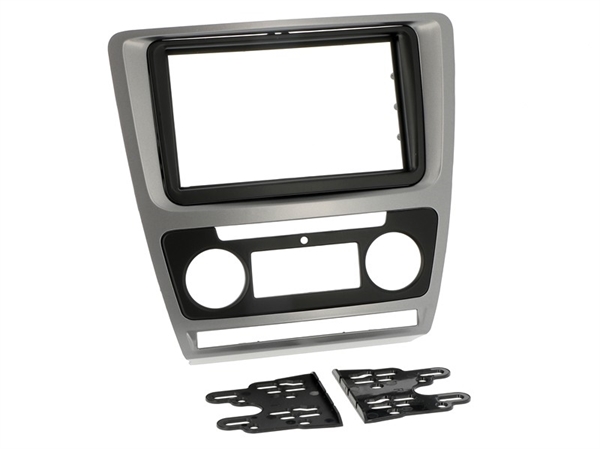 RADIORAMME SKODA OCTAVIA 2004 > 2009 MED AUTOMATISK KLIMA SØLV