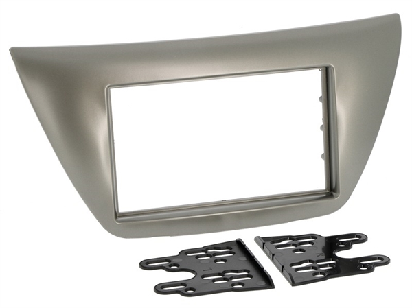 RADIORAMME MITSUBISHI LANCER 2000 > 2008 INSTALL KIT GRÅ