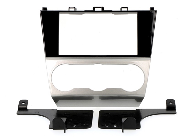 PROFF 2 DIN RAMME Subaru Forester, Impreza, XV 2015> SØLV/PIANO SORT