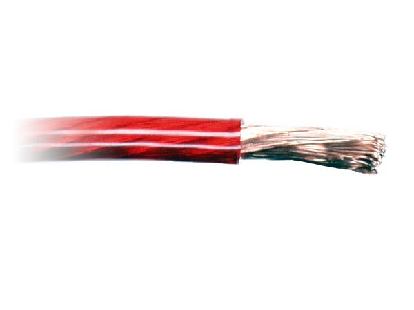 6MM2 POWERKABEL OFC I RØD 100M