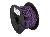 HØJTTALERKABEL TWISTED VIOLET 0,75MM2 100M