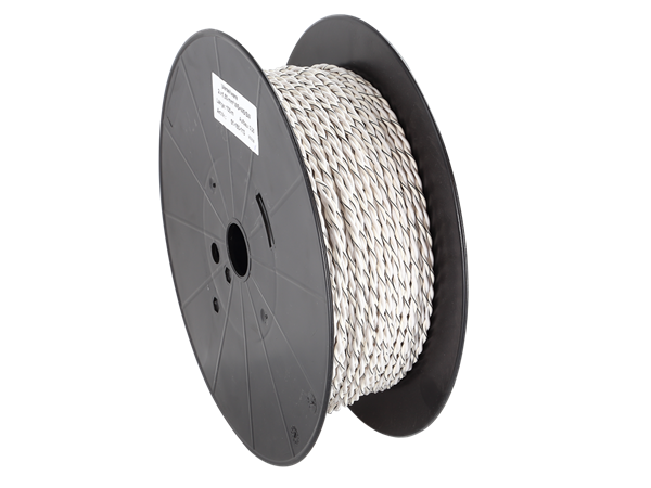 HØJTTALERKABEL TWISTED HVID 1,50MM2 100M