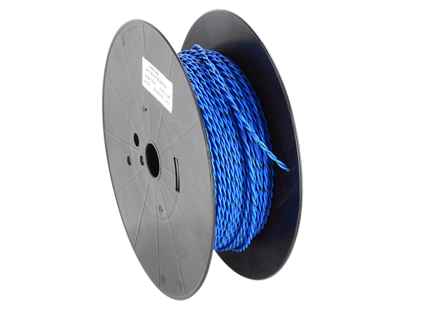 HØJTTALERKABEL TWISTED BLÅ 1,50MM2 100M