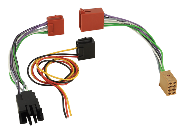 T-KABLE (Parrot adapter) INDSATS TIL QUADLOCK MED LØST STIK(TIL 52 PIN QUADLOCK)