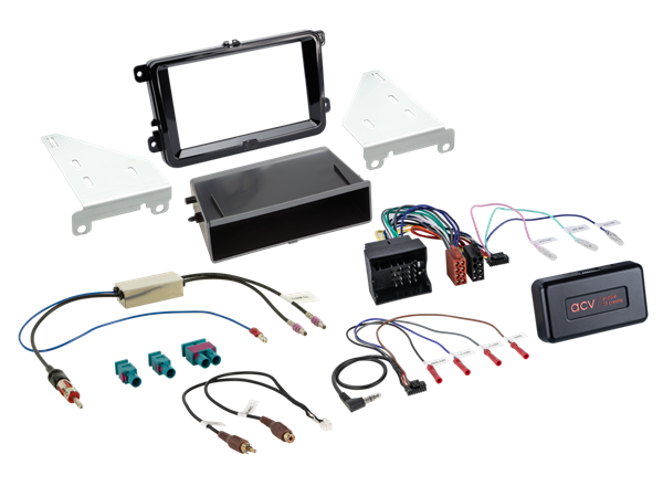 ACV MONTERINGSKIT SKODA/VW MED INFO ADAPTER (40 PIN) PIANO SORT