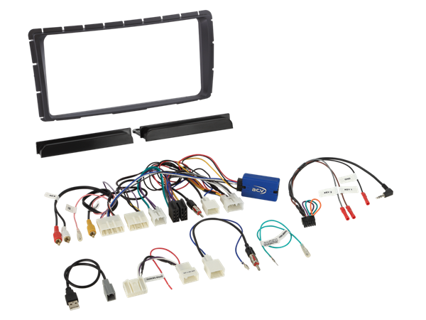 KOMPLET MONT. KIT TOYOTA HILUX 2012 > 2015 M/KAMERA OG USB