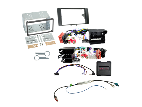 KOMPLET MONT. KIT AUDI A3 2003 > 2012 (MED SAT NAV ELLER SYMPHONIE 2)