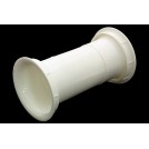 AEROPORT BASS REFLEX 75MM HVID (1 stk rør 75mm+ 2 ENDER)