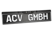 ACV UNIVERSAL KAMERA/ EU-NUMMERPLADE HOLDER. CLIP IN MODEL