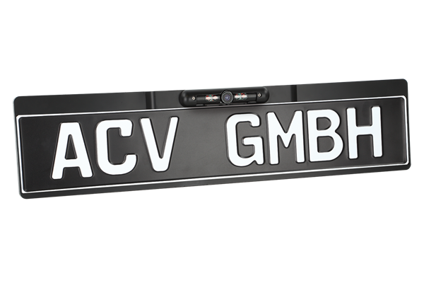 ACV UNIVERSAL KAMERA/ EU-NUMMERPLADE HOLDER. CLIP IN MODEL