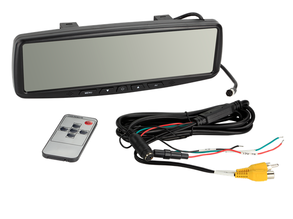 4,3" UNIVERSAL SPEJL MONITOR MED 2 VIDEO INDGANGE