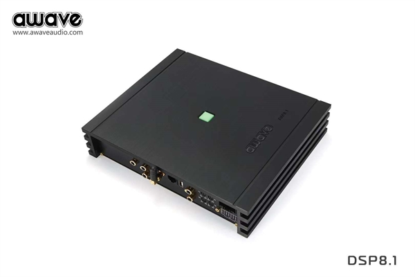 AWAVE 8.1 KANAL CLASS D DSP FORSTÆRKER MED OTG/BT (8 x 90 + 1 x 250 W RMS)