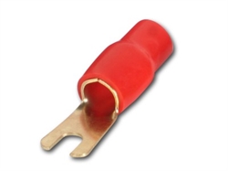 GAFFELSKO 50MM² RØD (GULD)