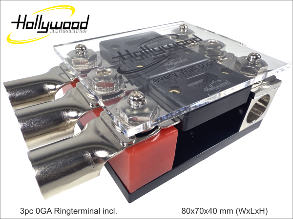 ANH 3  3 X ANL SIKRINGSHOLDER TIL RINGKABELSKO TILSLUTNINGER