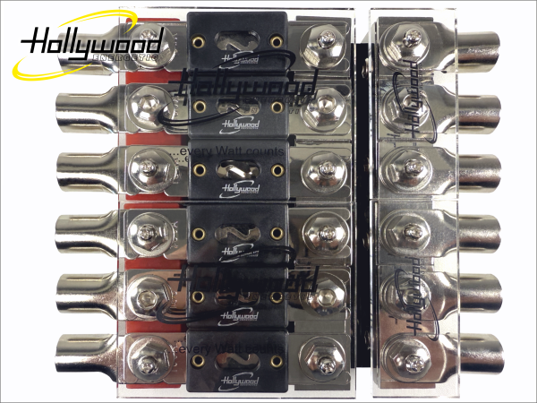 ANHD 6  6 X ANL SIKRINGSHOLDER OG 6 X STEL TIL RINGKABELSKO TILSLUTNINGER