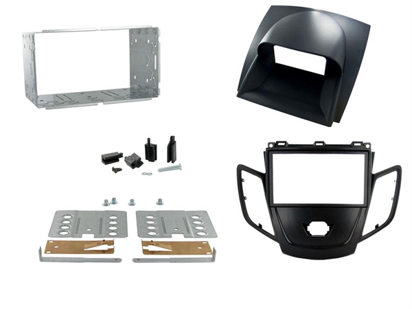 RADIORAMME FORD FIESTA 2008>, SORT+GRÅ info