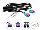 UNIVERSAL/AUDI FM-MODOLATOR KIT TIL DOBBELT FAKRA ANTENNE