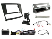 KOMPLET MONT. KIT BMW 3-SERIE 2005 > 2012 SORT/SØLV MED AUT. AIRCON OG UDEN FORSTÆRKER