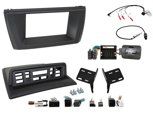 KOMPLET MONT. KIT BMW X3 2003 > 2010 UDEN ORIGINAL NAVIGATION