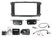 KOMPLET MONT. KIT FOCUS, MONDEO 2007 > 2014 OVAL RADIO UDEN TÆNDNINGSPLUS, SORT