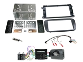 KOMPLET MONT. KIT FOCUS, MONDEO 2007 > 2014 OVAL RADIO UDEN TÆNDNINGSPLUS, SORT