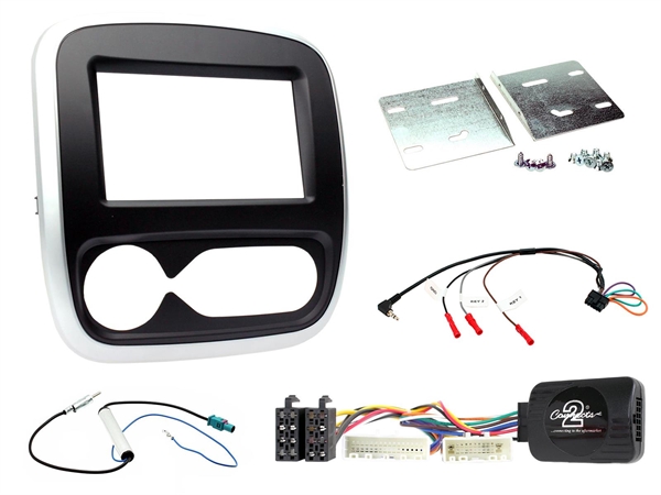 KOMPLET MONT. KIT TALENTO, VIVARO, NV300, TRAFIC  2014> M/CLIMA CONTROL, SORT/SØLV