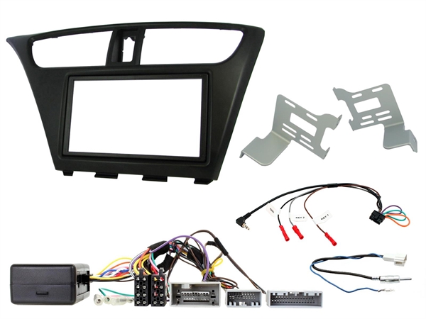 KOMPLET MONT. KIT HONDA CIVIC HATCHBACK 2012 > UDEN FORSTÆRKER OG NAVIGATION