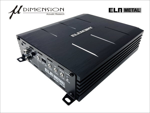u-DIMENSION ELA METAL 2 KANAL FRD FORSTÆRKER 1200 WATT