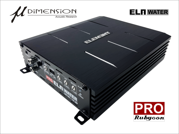 u-DIMENSION ELA WATER PRO MONO FRD FORSTÆRKER 1200 WATT (JAPAN RUBYCON)
